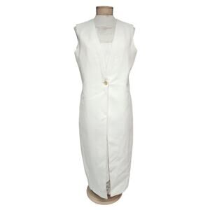BCBG Maxazria Foster Size M Off White Dress Needs Dry Cleaned